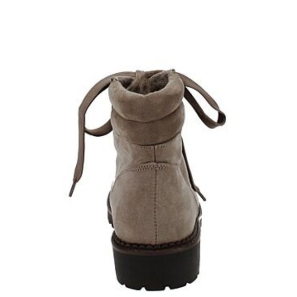 ESPRIT Cassia Lace Up Boot in Light Taupe Size 6.5 - Picture 5 of 6